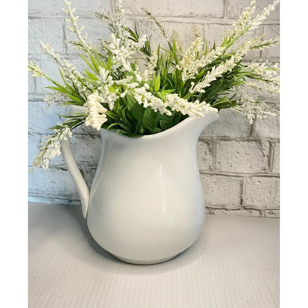 Royal Ironstone China Warranted Pitcher